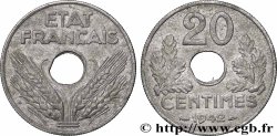 20 centimes État français, lourde 1942  F.153/4