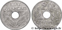 20 centimes État français, lourde 1942  F.153/4