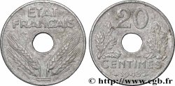 20 centimes État français, lourde 1943  F.153/5