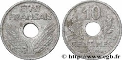 10 centimes État français, petit module 1943  F.142/2