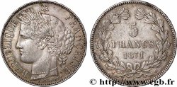 5 francs Cérès, sans légende 1871 Bordeaux F.332/8