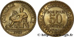 50 centimes Chambres de Commerce 1921 Paris F.191/3