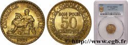 50 centimes Chambres de Commerce 1921 Paris F.191/3