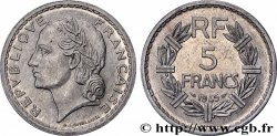 Essai de 5 francs Lavrillier, aluminium 1945  F.339/1