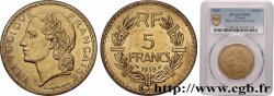 Essai de 5 francs Lavrillier, bronze-aluminium 1939 Paris F.337/2