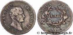 Quart (de franc) Bonaparte Premier Consul 1804 Paris F.157/1