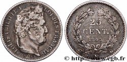 25 centimes Louis-Philippe 1845 Rouen F.167/1