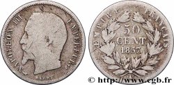 50 centimes Napoléon III, tête nue 1857 Paris F.187/8