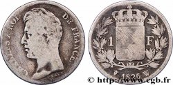 1 franc Charles X, matrice du revers à cinq feuilles 1826 Lille F.207/24