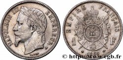 1 franc Napoléon III, tête laurée 1868 Paris F.215/10