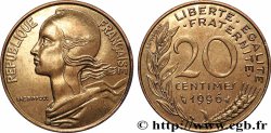 20 centimes Marianne, BU (Brillant Universel) 1996 Pessac F.156/40