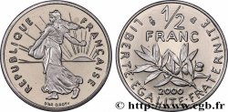 1/2 franc Semeuse, BE (Belle Épreuve) 2000 Pessac F.198/43 var.