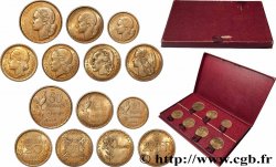 Boîte rouge contenant sept essais : les essais de 50 francs, 20 francs et 10 francs Guiraud + quatre essais du concours de 20 francs 1950 Paris GEM.210 3