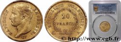 20 francs or Napoléon tête nue, type transitoire 1807 Paris F.514/1