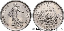 5 francs Semeuse, nickel 1970 Paris F.341/2
