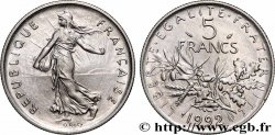 5 francs Semeuse, nickel 1992 Pessac F.341/25