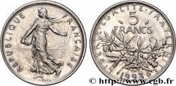 5 francs Semeuse, nickel 1993 Pessac F.341/27