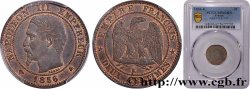 Deux centimes Napoléon III, tête nue 1856 Bordeaux F.107/41