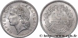 5 francs Lavrillier, aluminium 1945 Beaumont-Le-Roger F.339/4