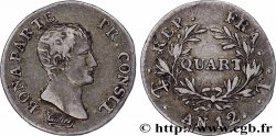 Quart (de franc) Bonaparte Premier Consul 1804 Nantes F.157/9