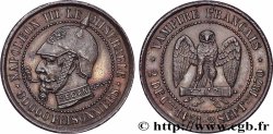 Médaille satirique Cu 27, type A “Éclairs et cigarette” 1870  Schw.A1a 