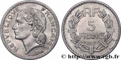 5 francs Lavrillier, aluminium 1947 Beaumont-Le-Roger F.339/12