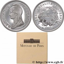 Belle Épreuve 1 franc République 1992 Paris F5.1001 3