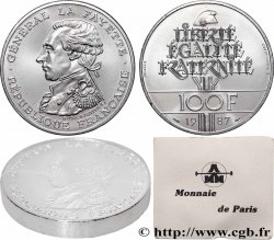 Piéfort Brillant Universel de 100 francs Égalité - La Fayette 1987 Pessac GEM.236 P1