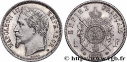 1 franc Napoléon III, tête laurée 1868 Strasbourg F.215/11