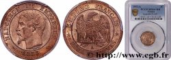 Deux centimes Napoléon III, tête nue 1853 Paris F.107/1