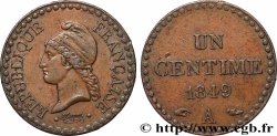 Un centime Dupré, IIe République 1849 Paris F.101/2