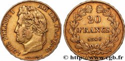 20 francs or Louis-Philippe, Domard 1840 Lille F.527/23
