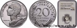 Piéfort Argent de 20 centimes Marianne 1980 Pessac GEM.56 P2