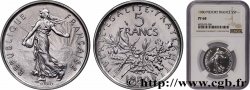 Piéfort Argent de 5 francs Semeuse 1980 Pessac GEM.154 P2
