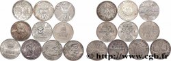 Lot de 10 pièces de 100 francs commémoratives - - F.-/