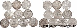 Lot de 10 pièces de 100 francs commémoratives - - F.-/