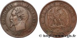 Deux centimes Napoléon III, tête nue 1856 Strasbourg F.107/40