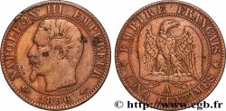 Cinq centimes Napoléon III, tête nue 1856 Paris F.116/30