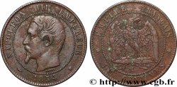 Dix centimes Napoléon III, tête nue 1854 Marseille F.133/17
