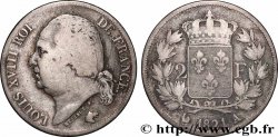 2 francs Louis XVIII 1821 Paris F.257/32