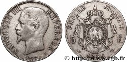 5 francs Napoléon III, tête nue 1856 Paris F.330/6