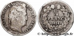 1/4 franc Louis-Philippe 1834 Paris F.166/37