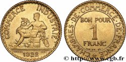 1 franc Chambres de Commerce 1922 Paris F.218/4