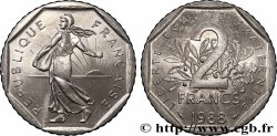 2 francs Semeuse, nickel 1988 Pessac F.272/12