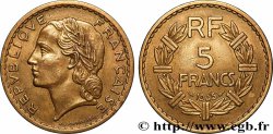 5 francs Lavrillier, bronze-aluminium 1945 Castelsarrasin F.337/6