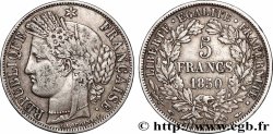 5 francs Cérès, IIe République 1850 Paris F.327/4