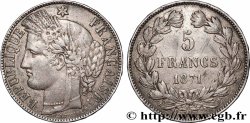 5 francs Cérès, sans légende 1871 Bordeaux F.332/8