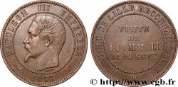 Module de dix centimes, Visite impériale à Lille les 23 et 24 septembre 1853 1853 Lille VG.3365 