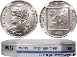 25 centimes Patey, 1er type 1903  F.168/3