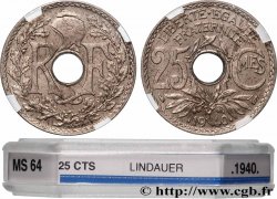 25 centimes Lindauer, maillechort 1940  F.172/4